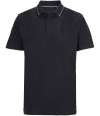04337 Orel NEOBLU Unisex Orel Piqué Polo Shirt Deep Black colour image